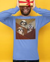 Load image into Gallery viewer, Three Cute Shih Tzu In Bag Gift For Dog Lovers Unisex Long Sleeve
