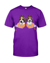 Load image into Gallery viewer, Beagle Hand Bones My Breast Gift For Dog Lovers Guys Tee
