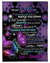 Load image into Gallery viewer, Special Gift For Mom I Am Always With You Fleece Blanket
