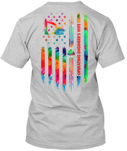 Load image into Gallery viewer, Market Trendz Proud Tow Truck Operator's Wife Colorful Design Guys Tee
