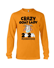 Load image into Gallery viewer, Crazy Goat Lady 2020 Quarantined Gift For Goat Lovers Unisex Long Sleeve
