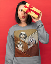 Load image into Gallery viewer, Three Cute Shih Tzu In Bag Gift For Dog Lovers Sweatshirt
