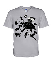 Load image into Gallery viewer, Cats Ink Funny Design Gift For Cats Lovers Guys V-Neck
