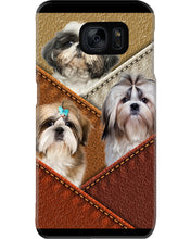 Load image into Gallery viewer, Three Cute Shih Tzu In Bag Gift For Dog Lovers Phone case
