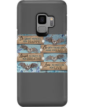 Load image into Gallery viewer, Do What Makes You Happy With Bats Gift For Girls Phone case
