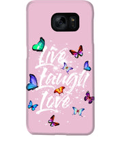 Load image into Gallery viewer, Butterfly Live Laugh Love Gift For Lover Phone case
