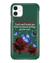 Load image into Gallery viewer, Butterfly Calling My Name Gift For Lover Phone case
