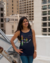 Load image into Gallery viewer, Librarian Live Love Read Special Custom Design Ladies Flowy Tank
