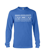 Load image into Gallery viewer, Vintage Funny Guitar Chords Custom Gift For Guitar Lovers Unisex Long Sleeve
