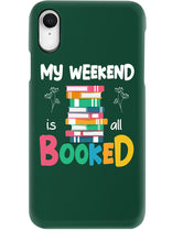 Load image into Gallery viewer, Vintage Funny My Weekend Booked Gift For Book Lovers Phone case
