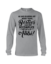 Load image into Gallery viewer, Me And Grandma Are More Than Besties For Family Unisex Long Sleeve
