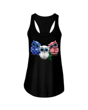 Load image into Gallery viewer, Lovely Phone Case Three Owl With US Flag Gift For Owl Lovers Ladies Flowy Tank
