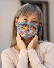 Load image into Gallery viewer, Pekingese With Peonies Gift For Dog Lovers Cloth Face Mask
