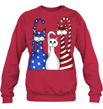 Load image into Gallery viewer, Cat Happy America  Independence's Day Special Custom Design Sweatshirt
