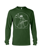 Load image into Gallery viewer, Guitar Vitruvian Design Gift For Guitar Lovers Unisex Long Sleeve
