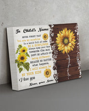 Load image into Gallery viewer, Be A Sunflower Custom Name Gift For Daughter Matte Canvas
