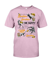 Load image into Gallery viewer, My Only Sunshine Make Me Happy Special Custom Design Guys Tee
