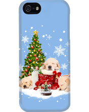 Load image into Gallery viewer, Funny Golden Retrievers Sleep In Red Boots Gift For Dog Lovers Phone case
