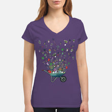 Load image into Gallery viewer, Garden Flying Unique Design Great Gift For Garden Lovers Ladies V-Neck
