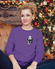 Load image into Gallery viewer, Cat In Your Front Pocket Great Gift For Cat Lovers Sweatshirt
