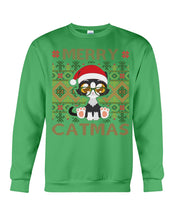 Load image into Gallery viewer, Merry Catmas Cute Funny Gifts Sweatshirt

