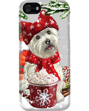 Load image into Gallery viewer, Cute Westie Christmas Night Gift For Dog Lovers Phone case
