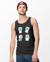 Load image into Gallery viewer, Pig Pandemic Essential Stay At Home Unique Custom Design Unisex Tank Top
