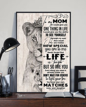Load image into Gallery viewer, Daughter Gift For Mom With Meaningful Words How Special You're To Me Vertical Poster
