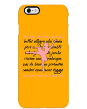 Load image into Gallery viewer, Ballet Words Pink Pattern Gift For Ballet Dancer Phone case
