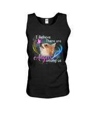 Load image into Gallery viewer, I Believe There Are Angels Among Us Gift For Chihuahua Lovers Unisex Tank Top
