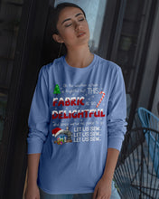 Load image into Gallery viewer, Weather Outside Frightful Sewing Let Us Sew Unisex Long Sleeve
