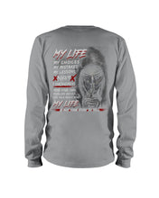 Load image into Gallery viewer, My Life My Choices My Mistakes My Lessons Special Custom Design Unisex Long Sleeve
