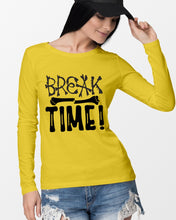 Load image into Gallery viewer, Break Bone Time White Background Gift For Women Unisex Long Sleeve
