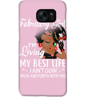 Load image into Gallery viewer, Betty Boop February Girl Living My Best Life Birthday Meaningful Gift Phone case
