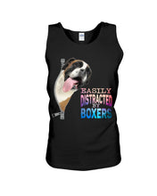 Load image into Gallery viewer, Easilly Distracted By Boxers Gift For Dog Lovers Unisex Tank Top
