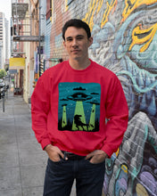 Load image into Gallery viewer, UFA Dinosaur T Rex Sky Full Of Stars Sweatshirt
