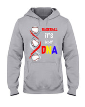 Load image into Gallery viewer, Baseball Be My DNA Gift For Sport Lovers Hoodie
