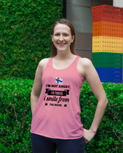 Load image into Gallery viewer, I'm Not Angry I'm Finnish I Smile From The Inside Trending Ladies Flowy Tank
