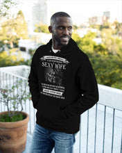 Load image into Gallery viewer, Shes Stubborn Messy And A Brat At Times Black Gift For Husband Hoodie

