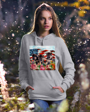 Load image into Gallery viewer, American Flag Sky Flower German Shepherd Gift For Dog Lovers Hoodie
