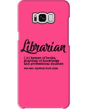Load image into Gallery viewer, Librarian Keeper Of Books Guardian Of Knowledge Custom Gift For Librarian Phone case
