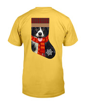 Load image into Gallery viewer, Santa Border Collie In Stock Gift For Dog Lovers Guys Tee
