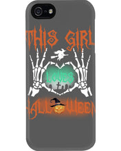 Load image into Gallery viewer, This Girl Loves Halloween Gift For Girls Phone case
