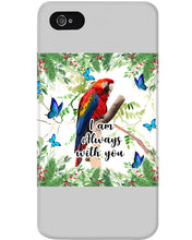 Load image into Gallery viewer, Scarlet Macaw With Butterflies I Am Always With You Gift For Lover Phone case
