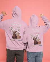 Load image into Gallery viewer, Custom Name Deers Gift For Boyfriend Till Our Last Breath Hoodie
