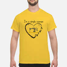 Load image into Gallery viewer, Sewing I'm A Simple Woman Gift For Women Guys Tee
