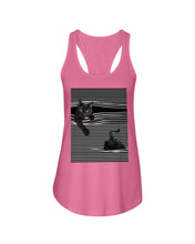 Load image into Gallery viewer, Cats In Your Horizontal Stripes Pocket Trending Gift For Cats Lovers Ladies Flowy Tank
