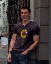 Load image into Gallery viewer, Sunflower Nurse Is My Sunshine  Unique Custom Design Meaningful Present Guys V-Neck
