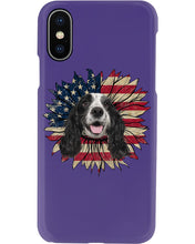 Load image into Gallery viewer, English Cocker Spaniel US Sunflower Gift For Dog Lovers Phone case
