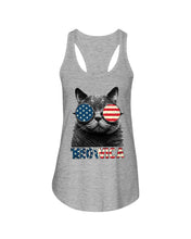 Load image into Gallery viewer, Meowica Funny Cute Gifts Ladies Flowy Tank
